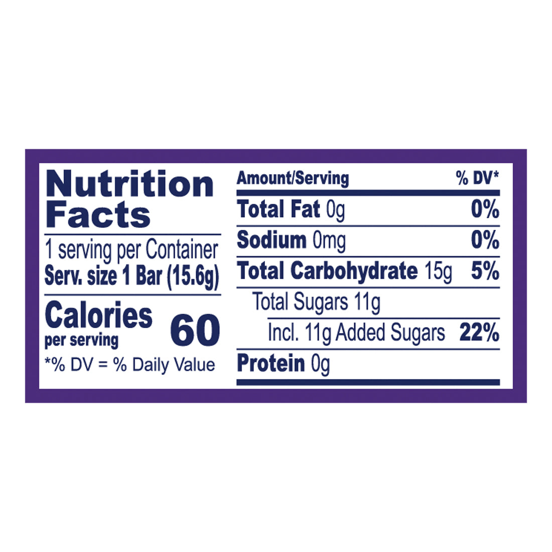 Airheads Grape Flavor Individually Wrapped Full Size Candy Bar, .55 ounce