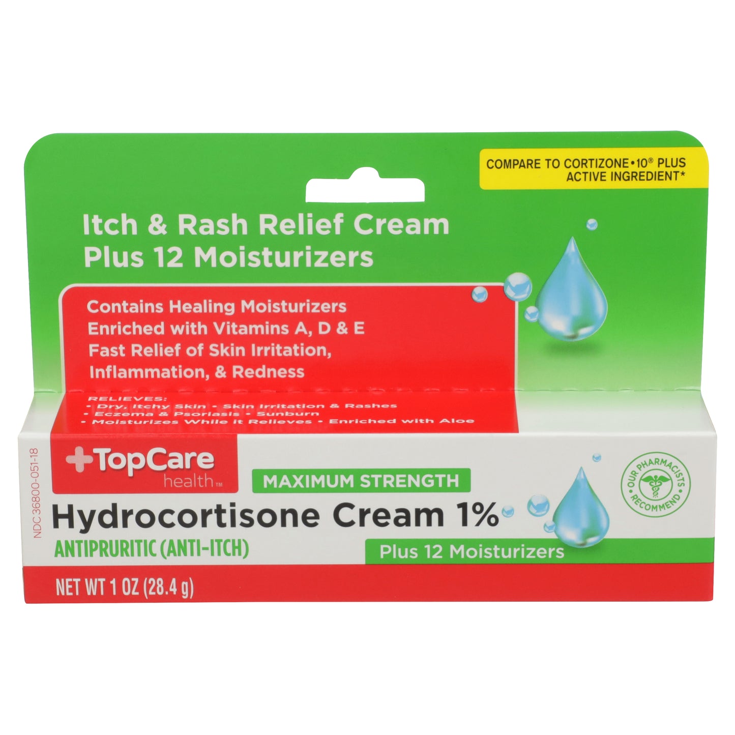 TopCare TOPCARE HYDRCRTSN CRM+ MOIST 1 OZ
