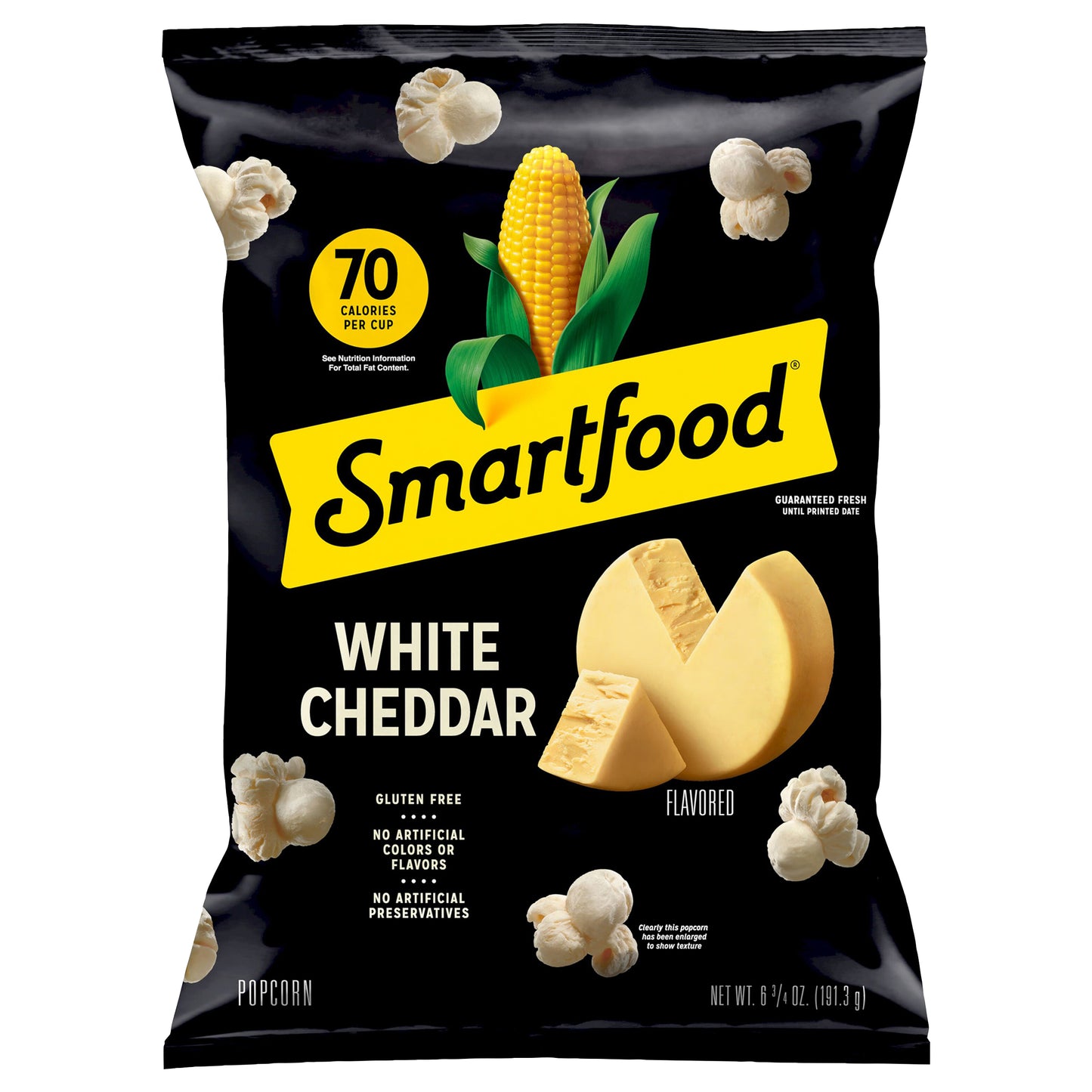Smartfood Popcorn White Cheddar Flavored 6 3/4 Oz