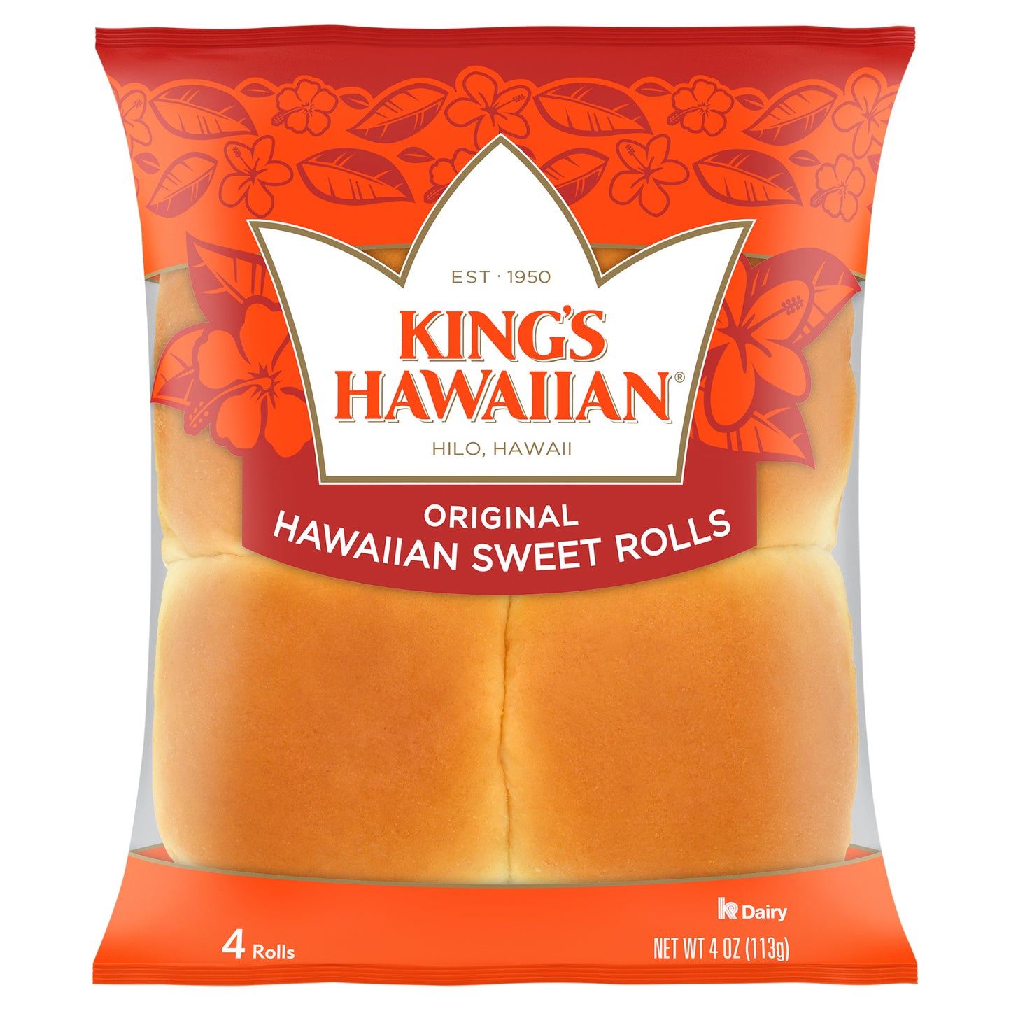 Original Hawaiian Sweet Rolls 4PK