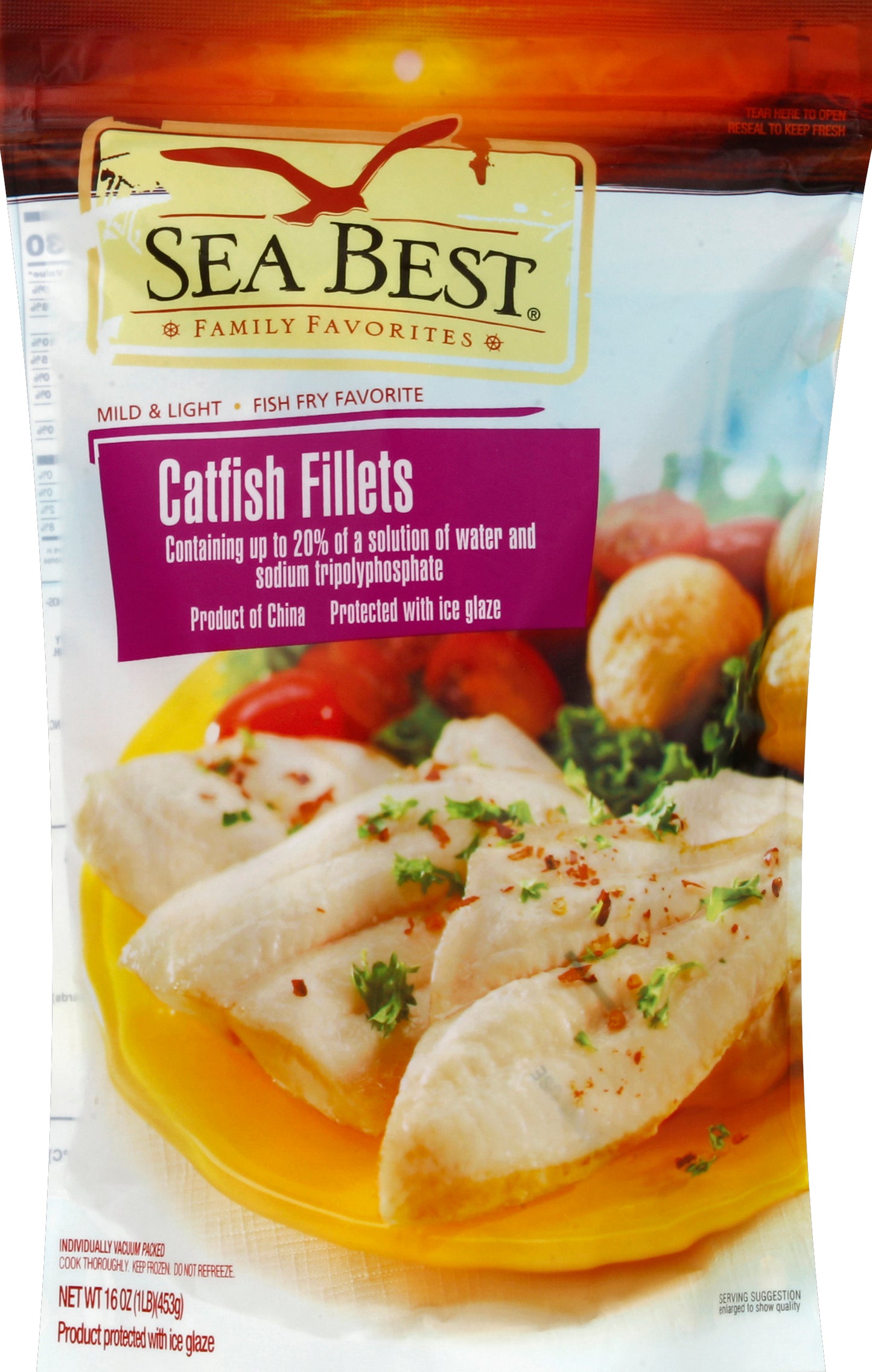 Sea Best SEA BEST CATFISH FILLETS 16 OZ