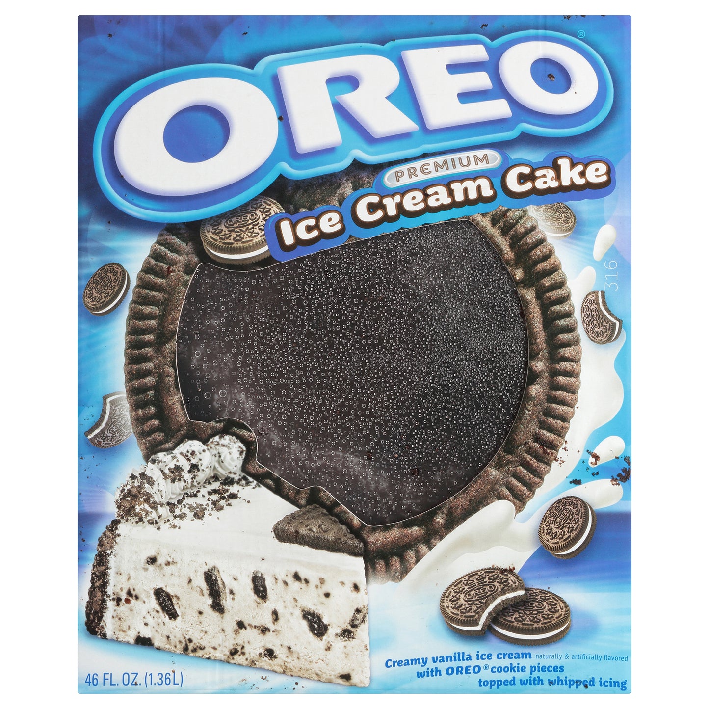 Oreo® Premium Ice Cream Cake 46 fl. oz. Box