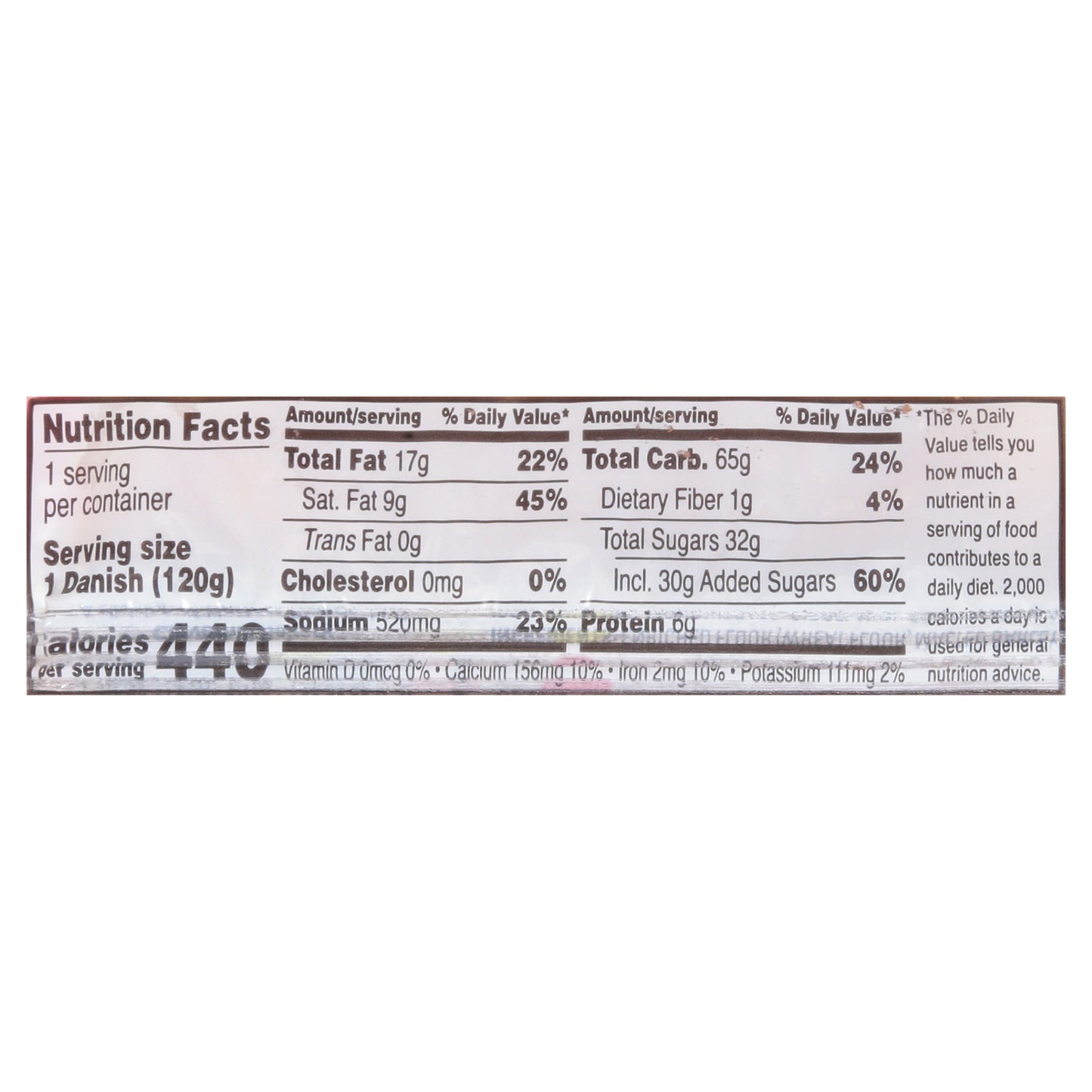 Clover Hill Danish Strawberry Cheese Bear Claw 4.25 oz