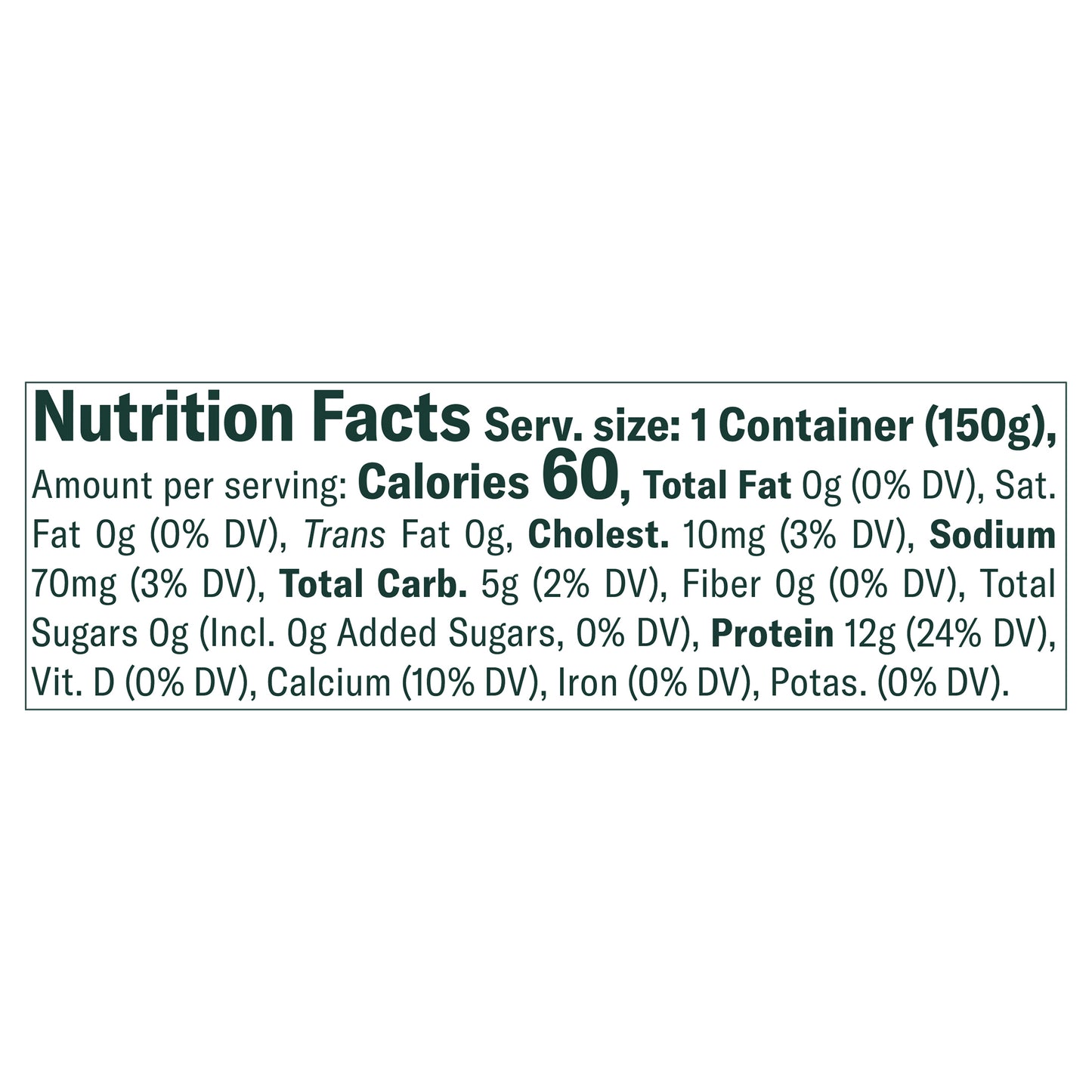 Chobani Nonfat Zero Sugar Greek Toasted Coconut Vanilla Flavored Yogurt 5.3 oz