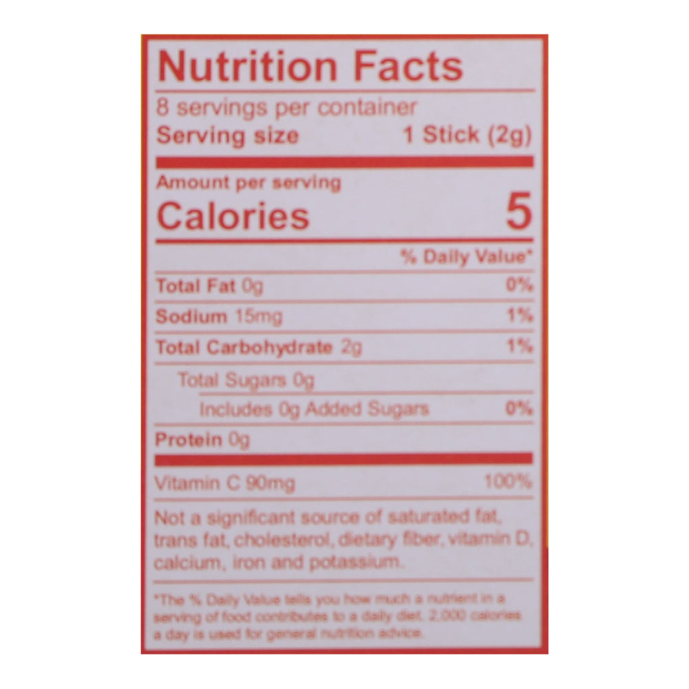 Hi-C Singles to Go! Flashin' Fruit Punch Low Calorie Drink Mix 8 ea Box