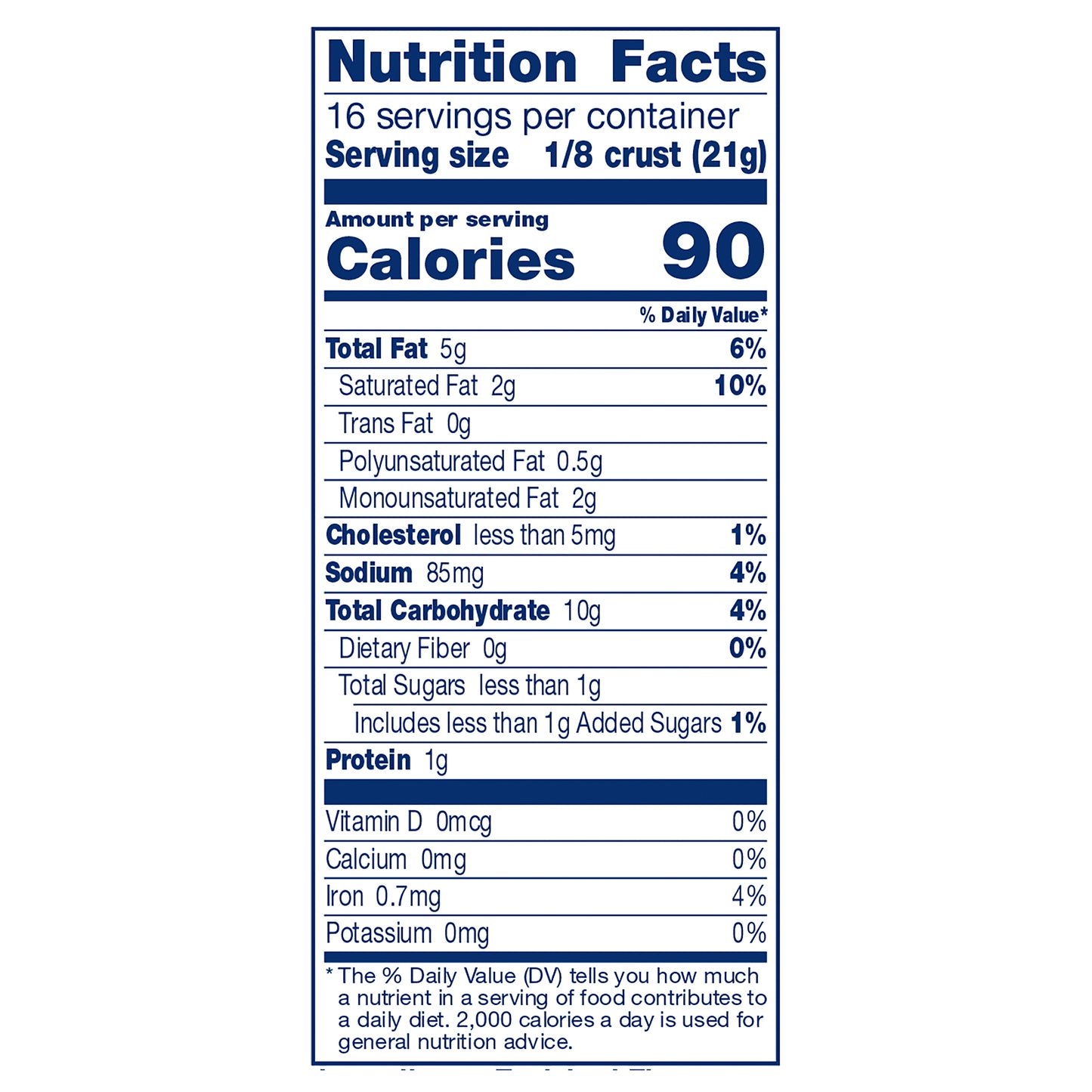 Pillsbury Frozen Pie Crust, Deep Dish, Two 9-Inch Pie Crusts & Pans, 2 ct, 12 oz