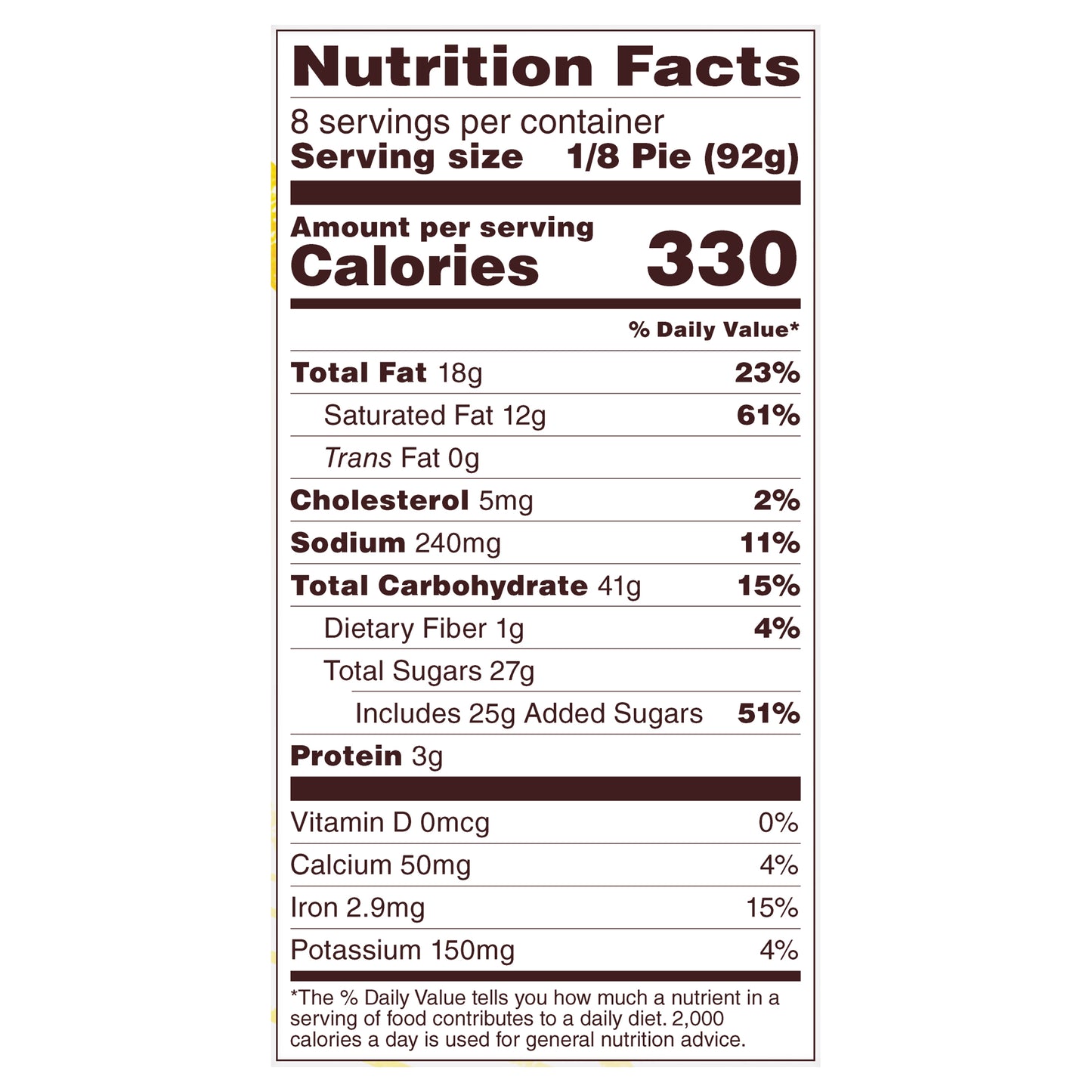 Edwards Cookies & Creme Pie 26 oz