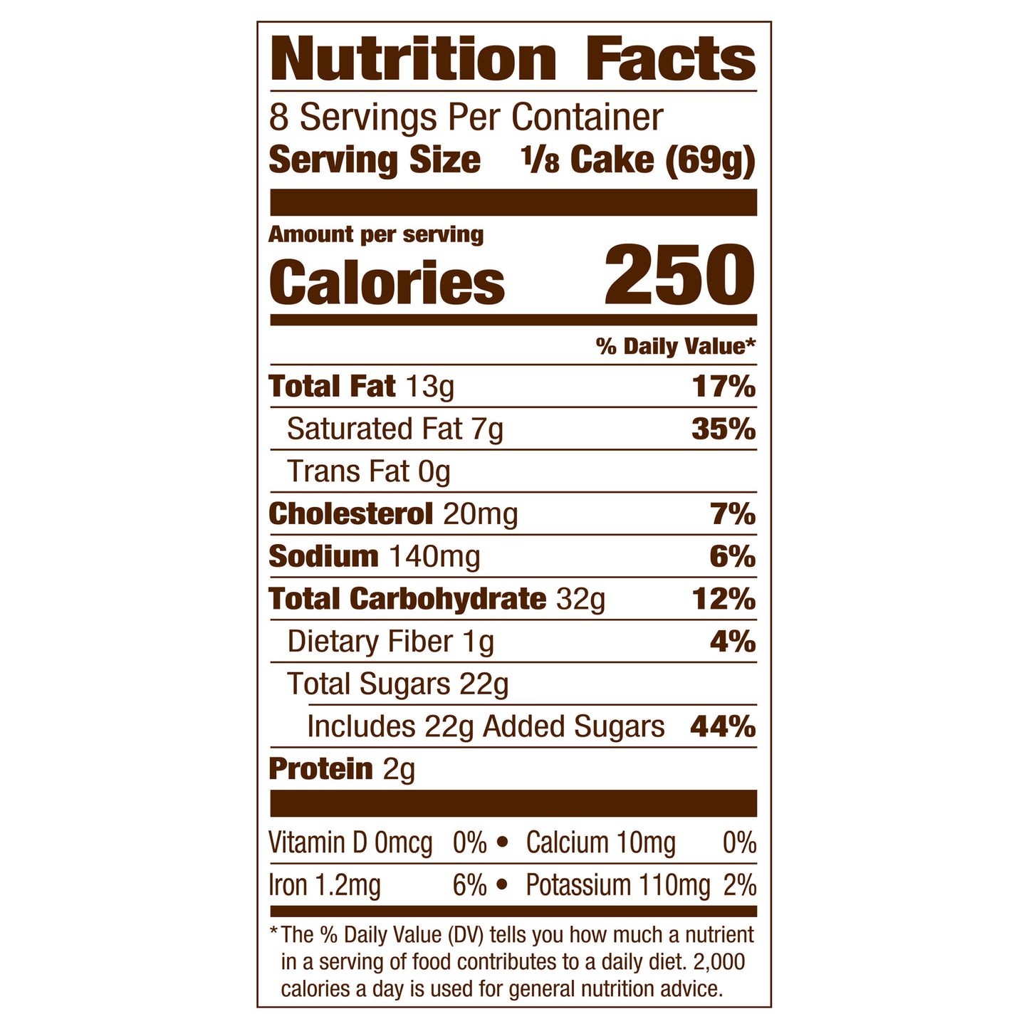 Pepperidge Farm Layer Fudge Stripe Chocolate Cake 19.6 oz