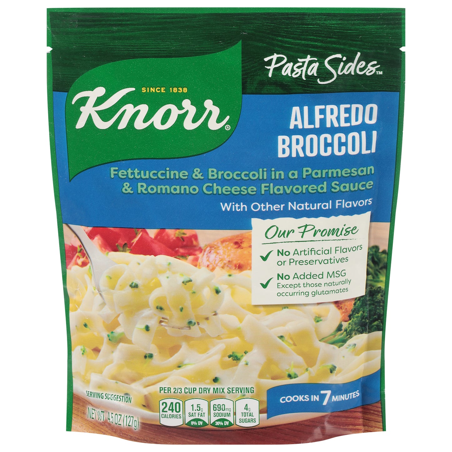 Knorr Alfredo Broccoli Fettuccine Pasta Sides