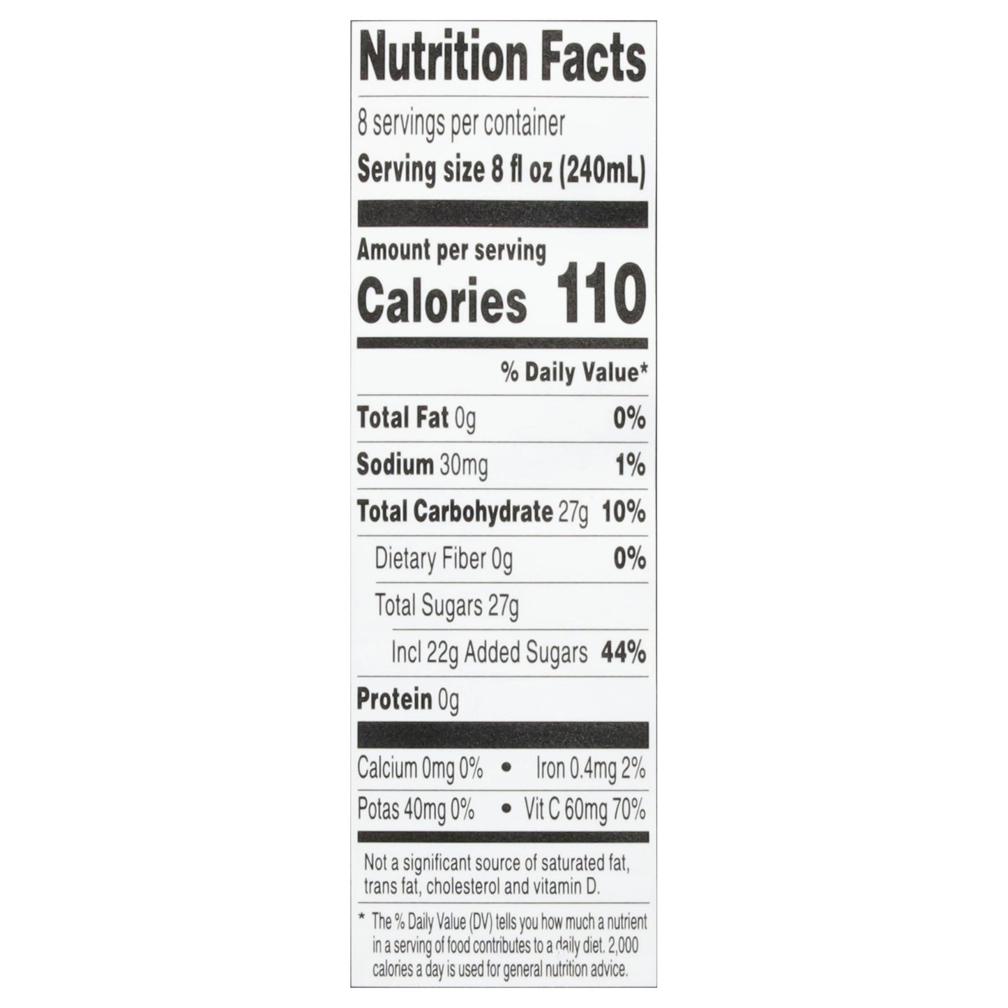 Food Club Cranberry Juice Cocktail 64 fl oz
