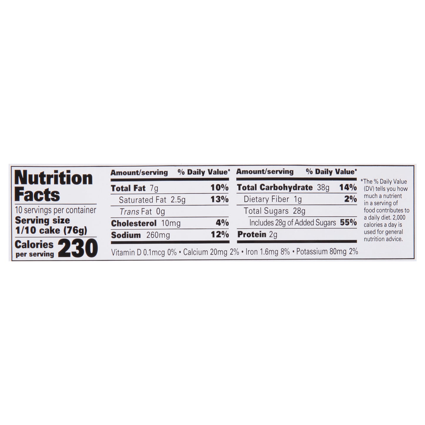 Rich Products Boston Creme Cake 27 oz