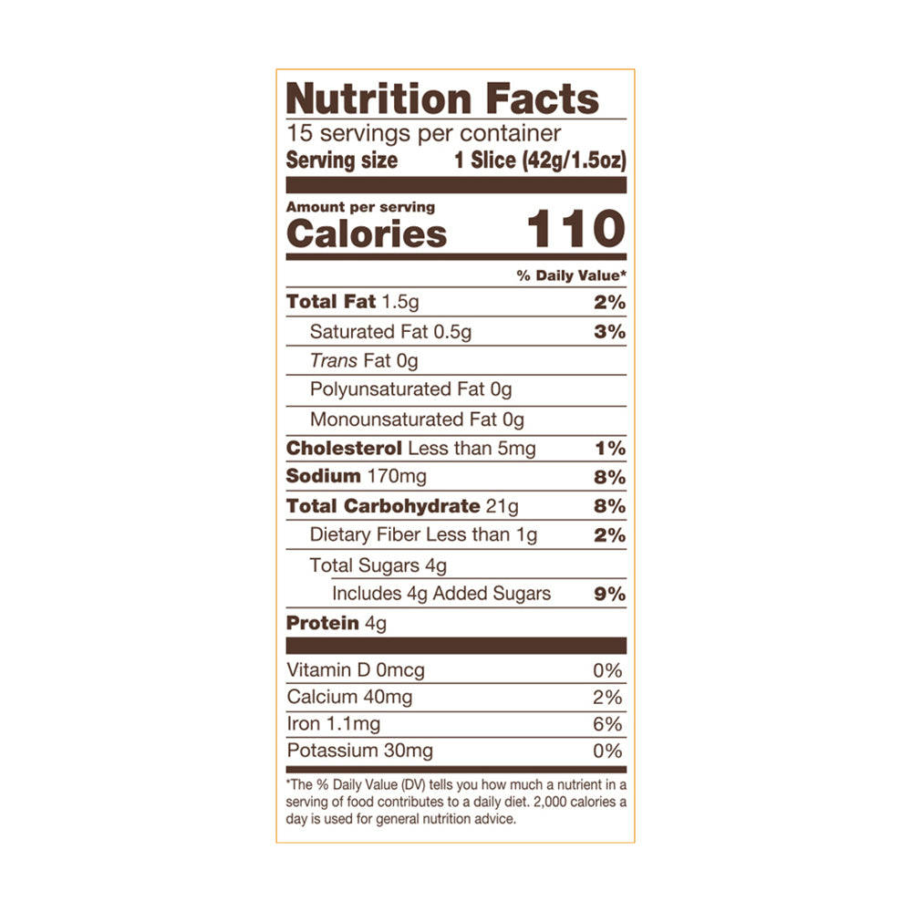 Nature's Own Perfectly Crafted Brioche Style Bread, Thick Sliced Non-GMO Brioche Bread, 22 oz Loaf