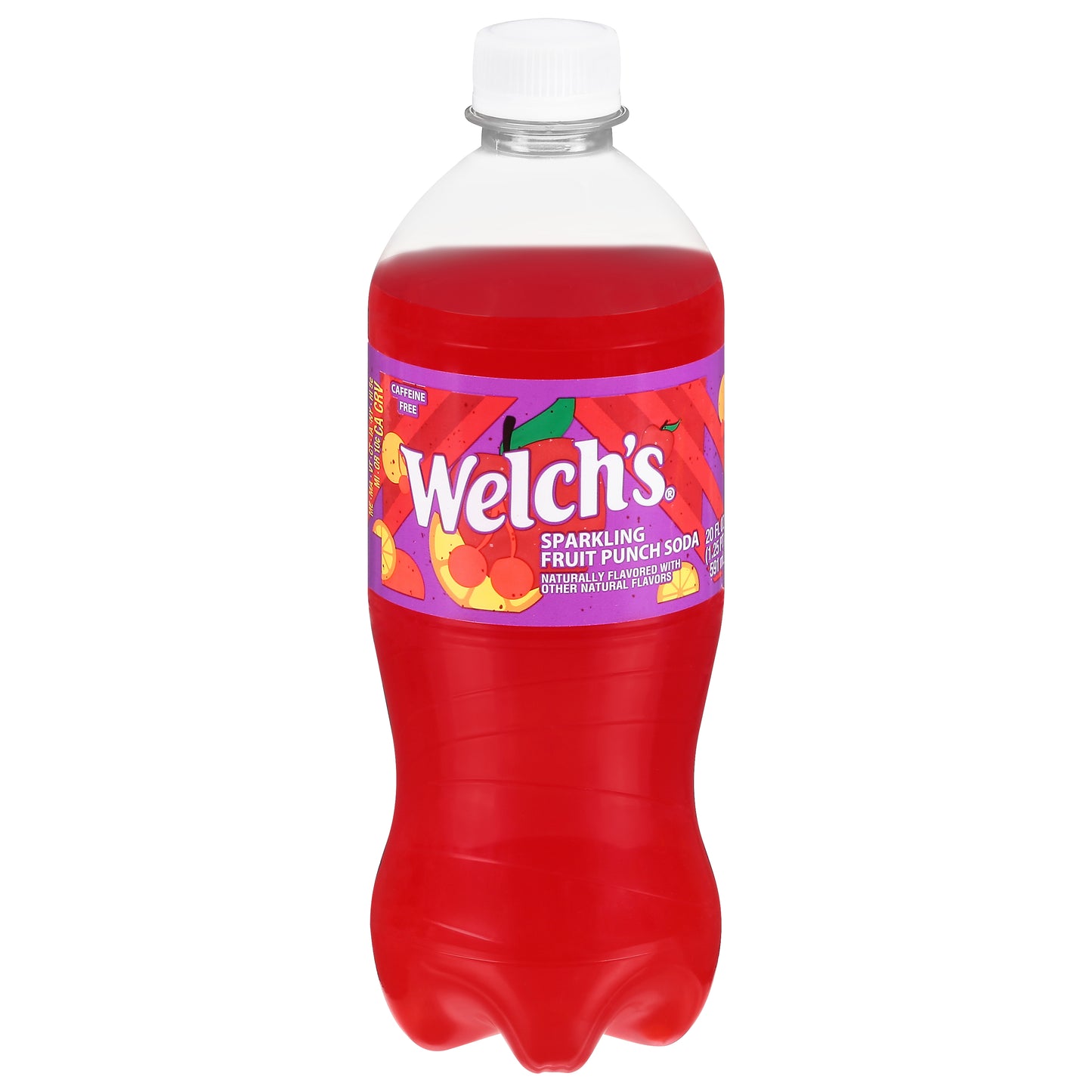 Welch's Sparkling Fruit Punch Soda 20 fl oz