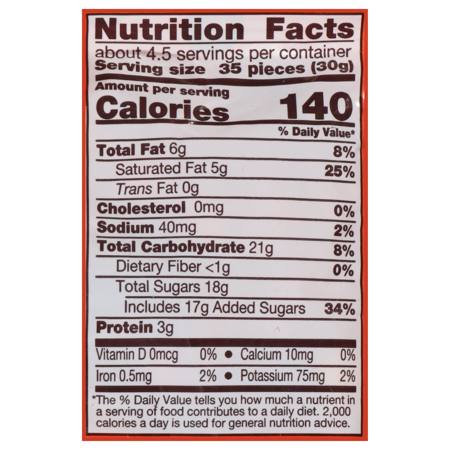 Reese's Pieces Peanut Butter Candy 4.8 oz