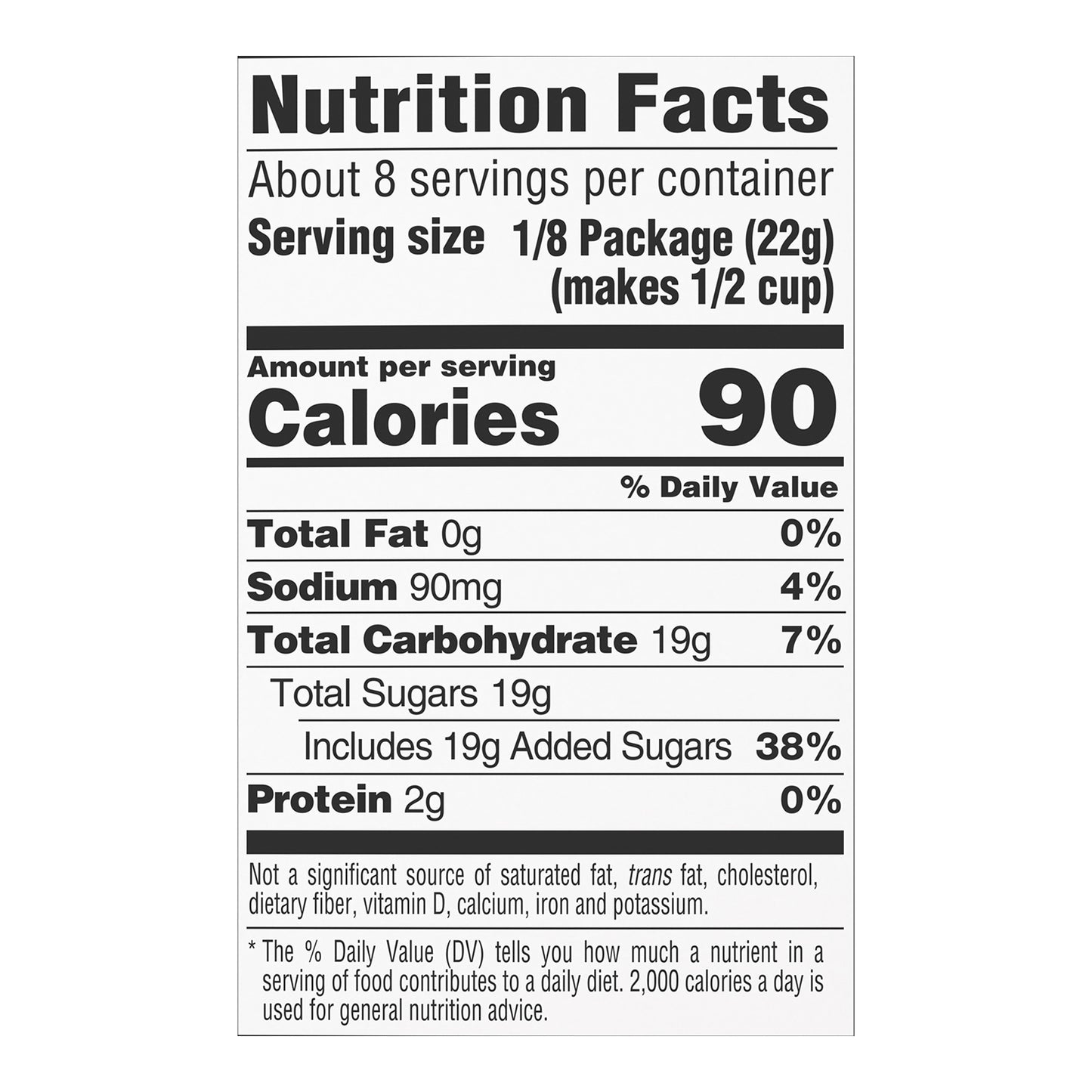 Jell-O Strawberry Artificially Flavored Gelatin Dessert Mix, Family Size, 6 oz Box