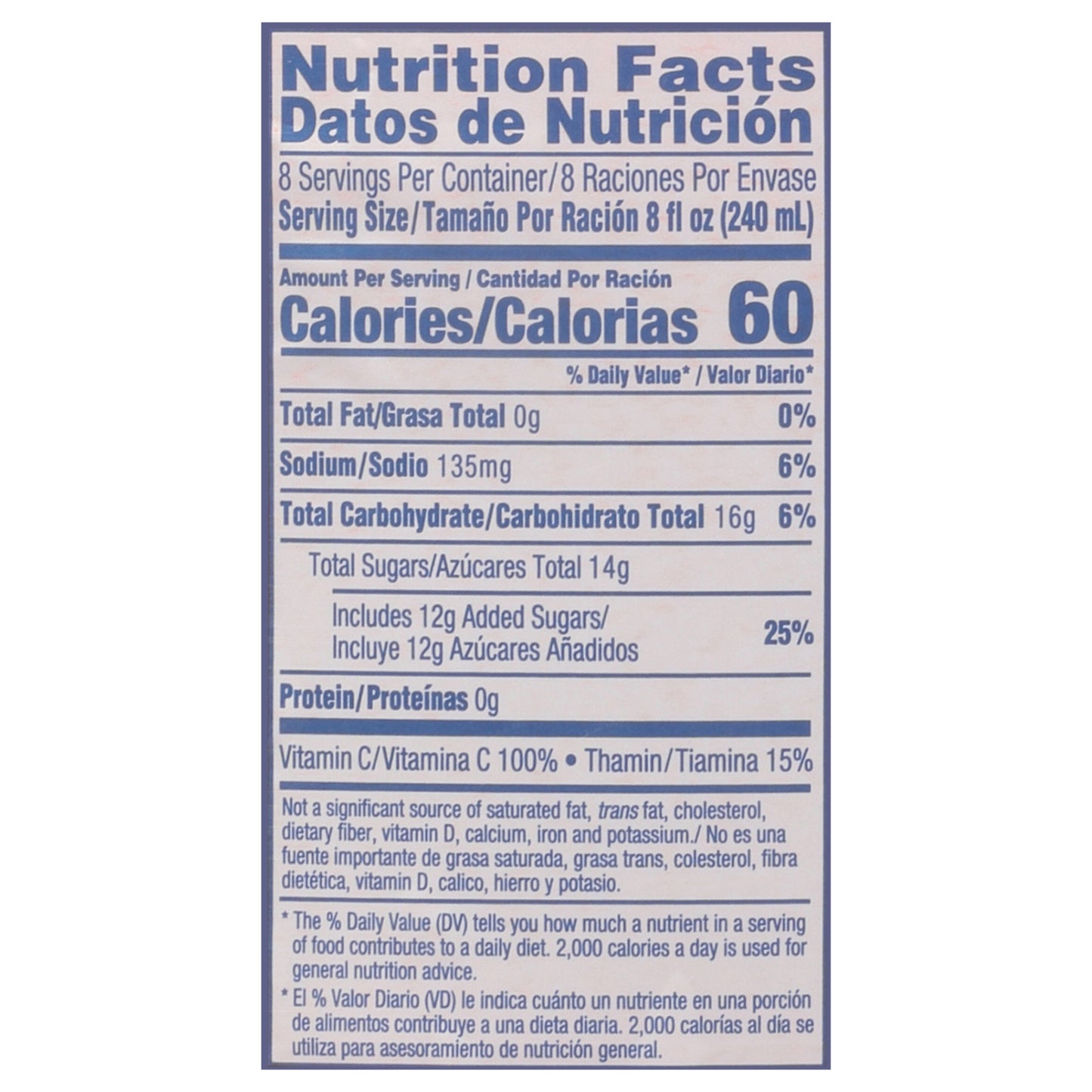 Sunnyd Orange Strawberry Juice Drink, 64 Fl Oz Bottle