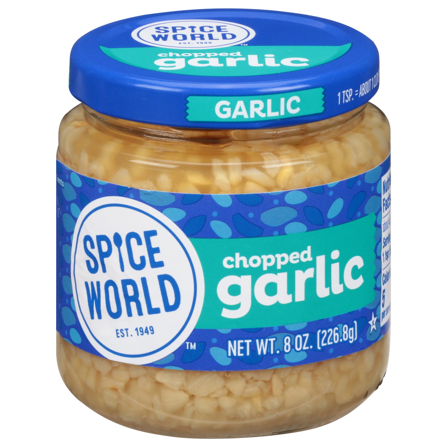 Spice World Chopped Garlic 8 oz