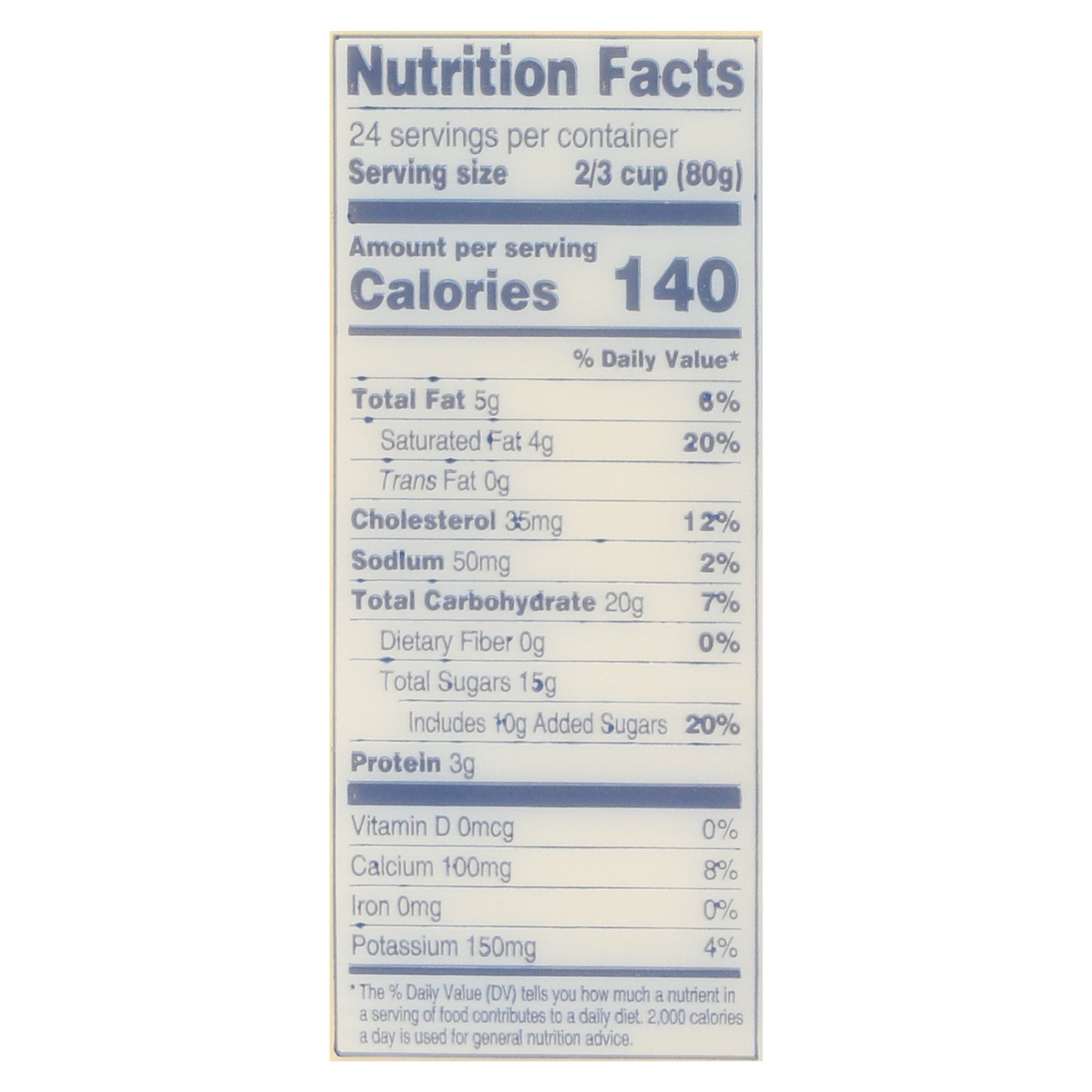 Blue Ribbon Classics French Vanilla Frozen Dessert Pail, 128 fl oz