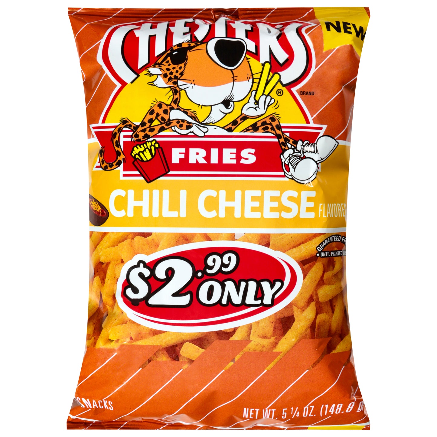 Chester's Fries Chili Cheese Flavored Corn Snacks 5.25 oz