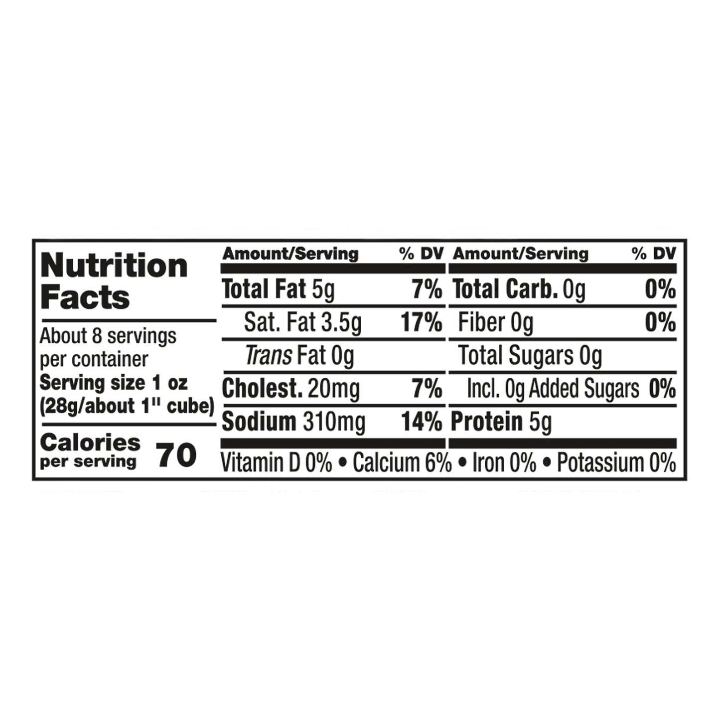 President Feta Cheese Chunk 8 oz