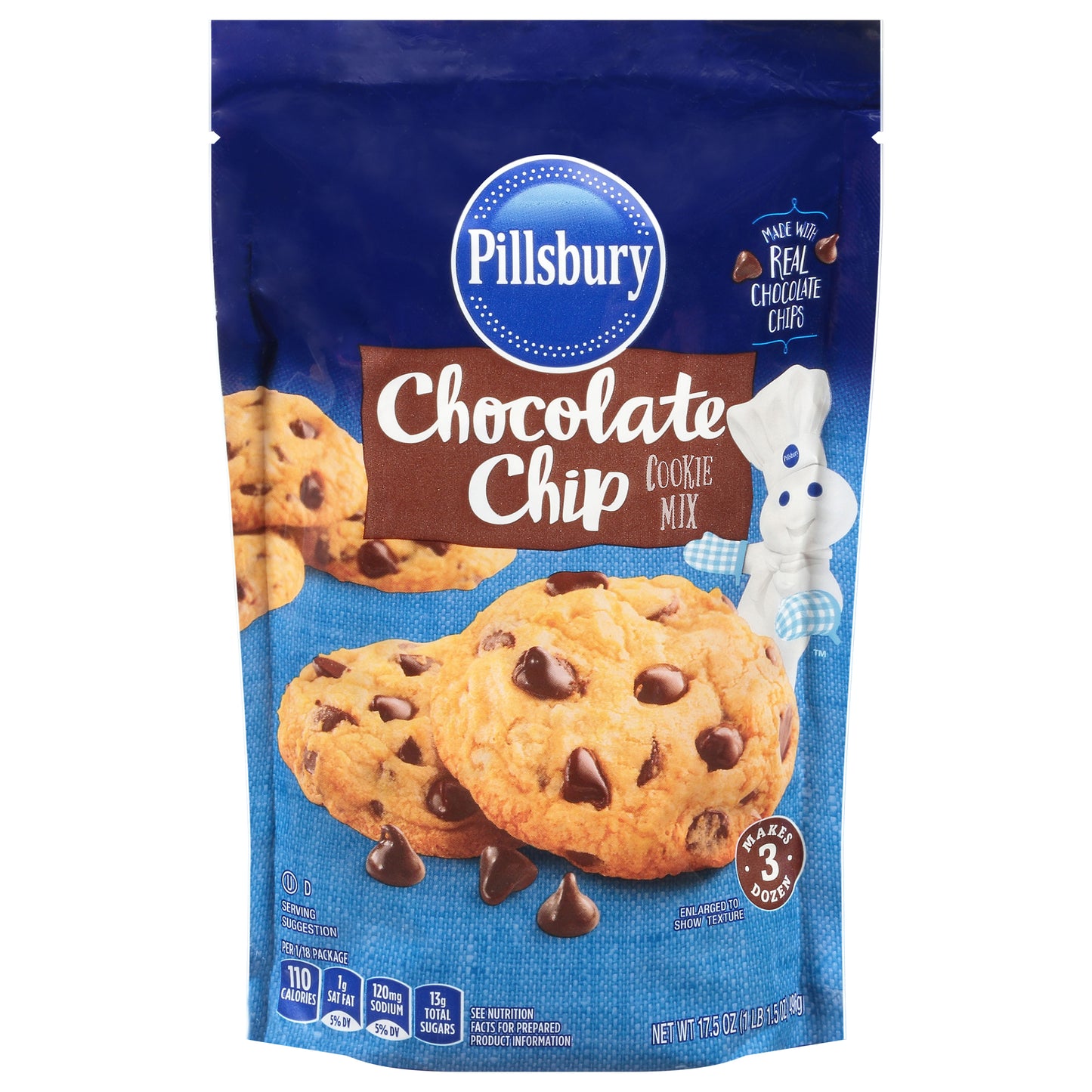 Pillsbury Chocolate Cookie Mix 17.5 oz