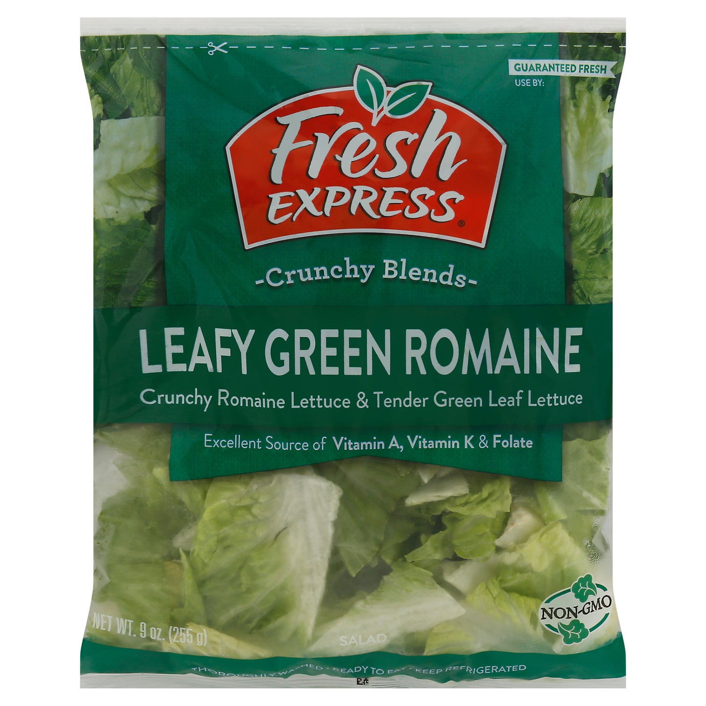 Fresh Express Crunchy Blends Leafy Green Romaine Salad 9 oz