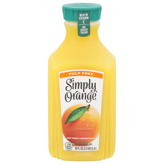 Simply Pulp Free Orange Juice Drink 76 fl oz