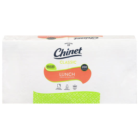 Chinet 2 Ply Premium Lunch Napkins 200 ea
