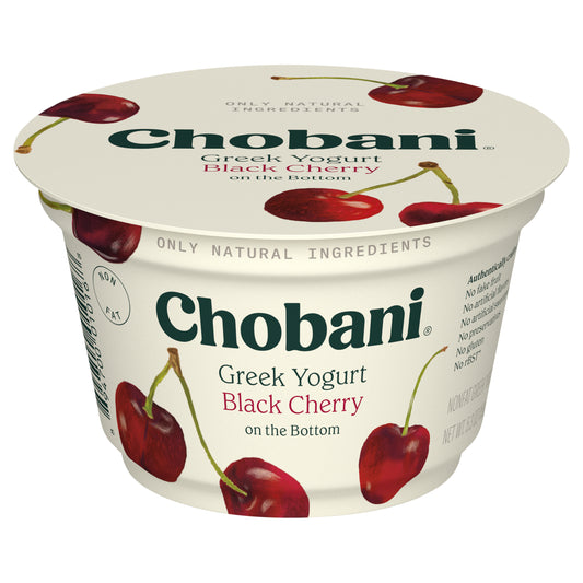 Chobani® Non-Fat Greek Yogurt Black Cherry on the Bottom 5.3oz