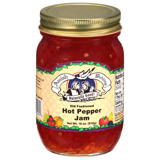Amish Wedding Old Fashioned Hot Pepper Jam 18 oz