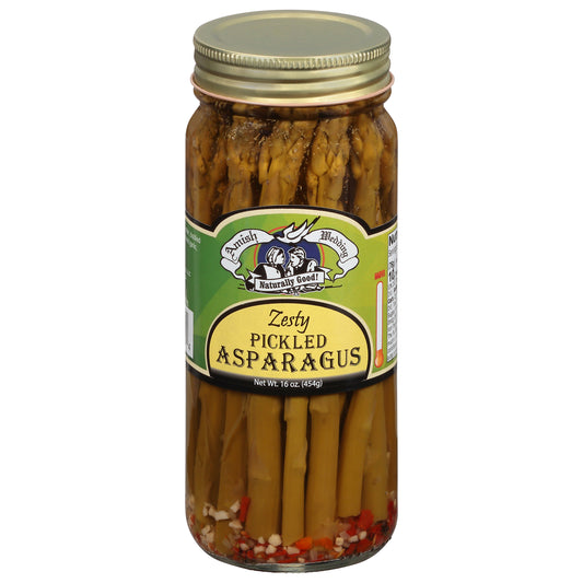 Amish Wedding Pickled Zesty Asparagus 16 oz