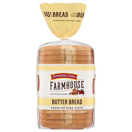 Pepperidge Farm Farmhouse Butter Bread, 22 Oz Loaf