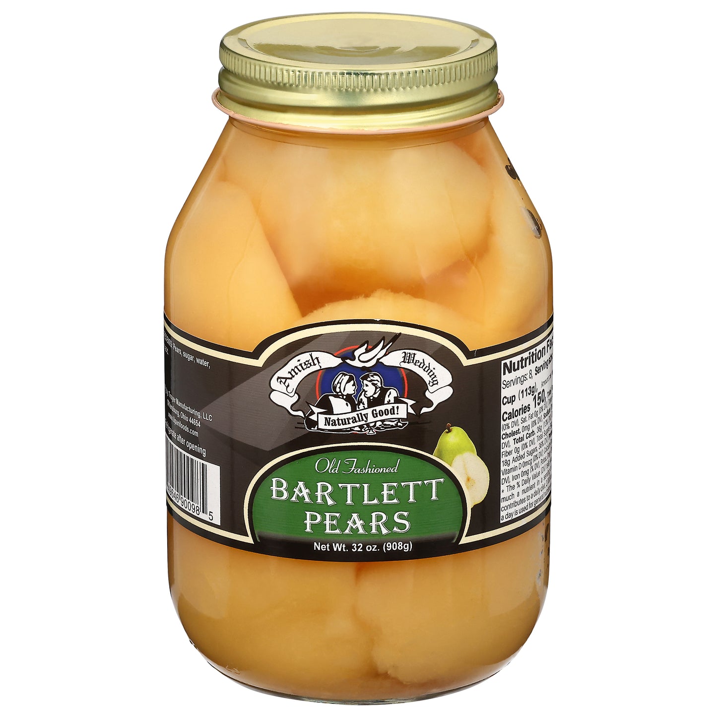 Amish Wedding Old Fashioned Bartlett Pears 32 oz