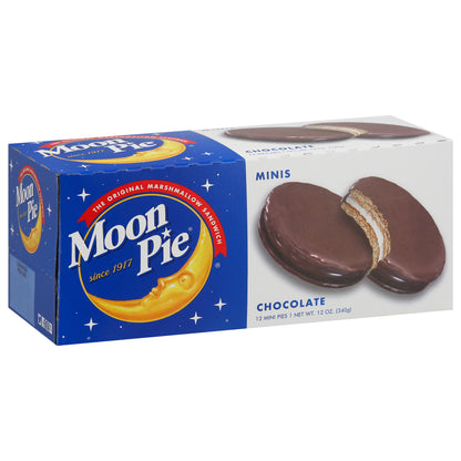 Moon Pie Mini Chocolate Marshmallow Sandwich 12 ea