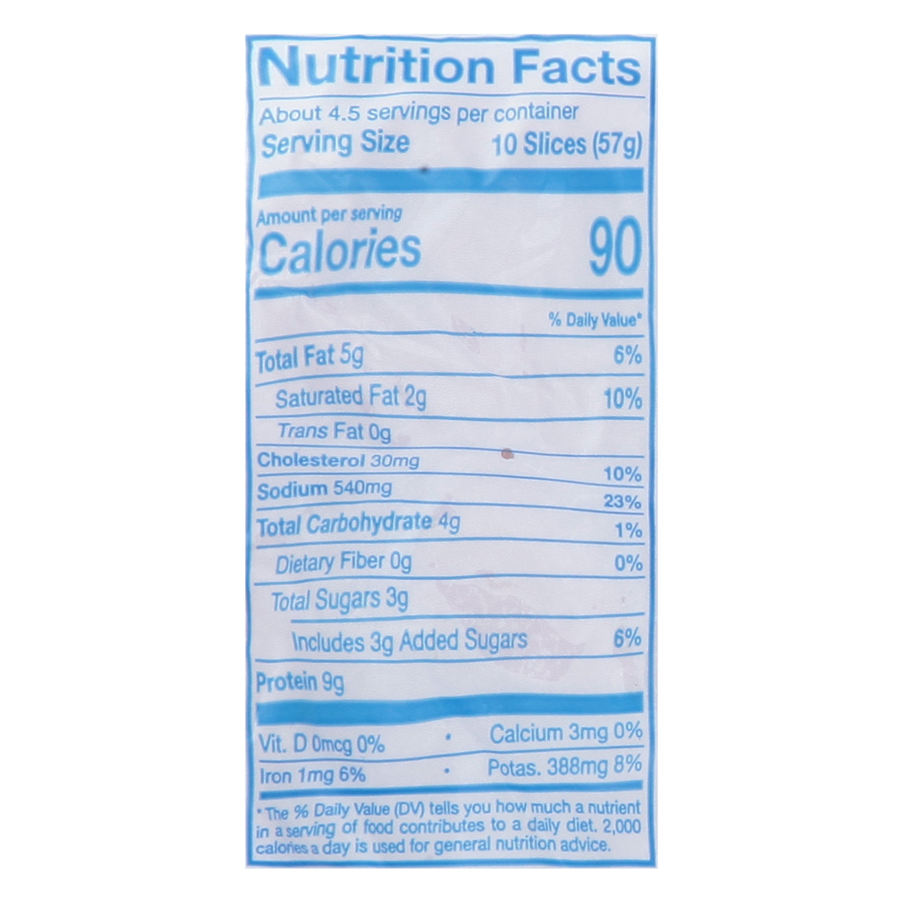 Land O'Frost DeliShaved Honey Ham 9 oz