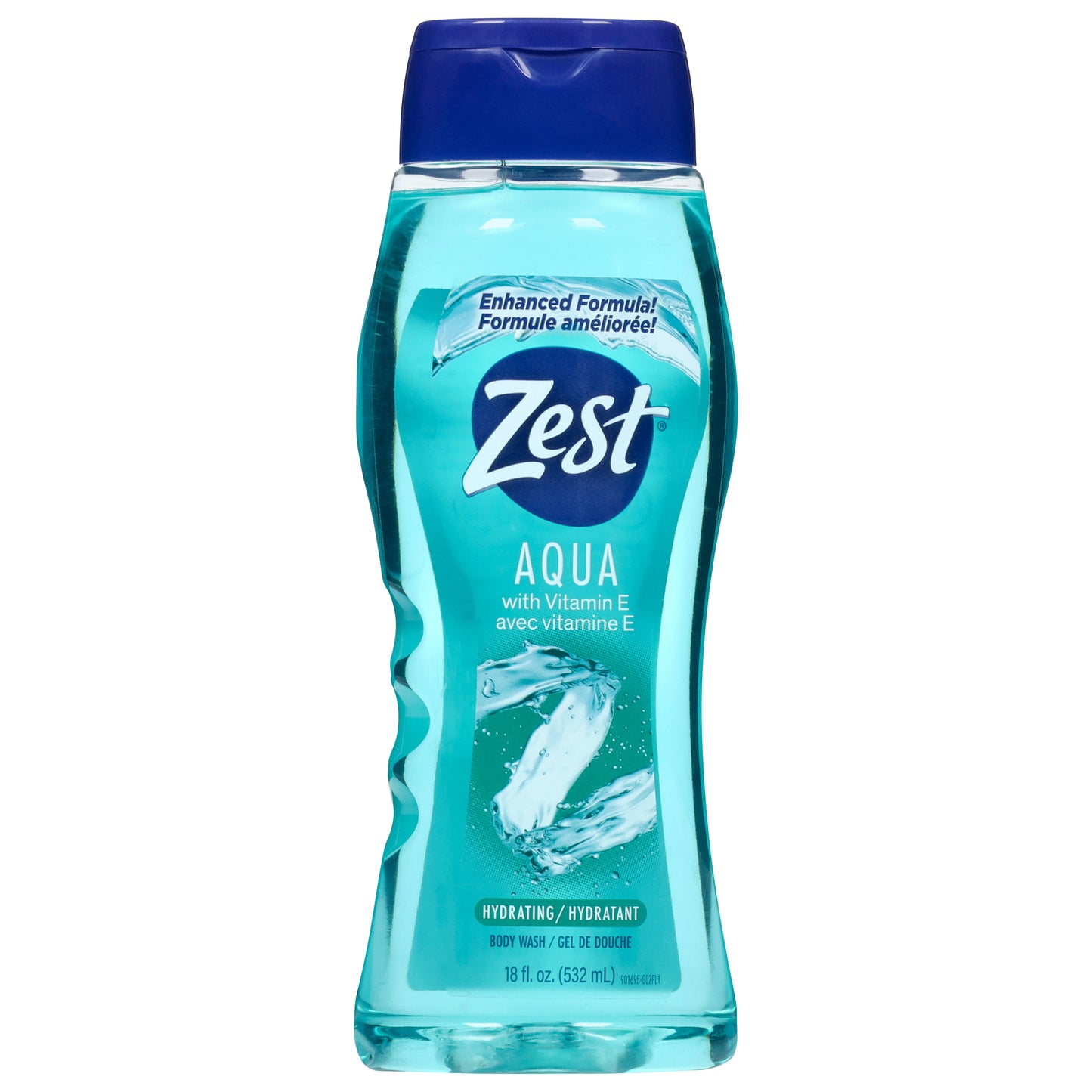 Zest Hydrating Aqua with Vitamin E Body Wash 18 fl oz