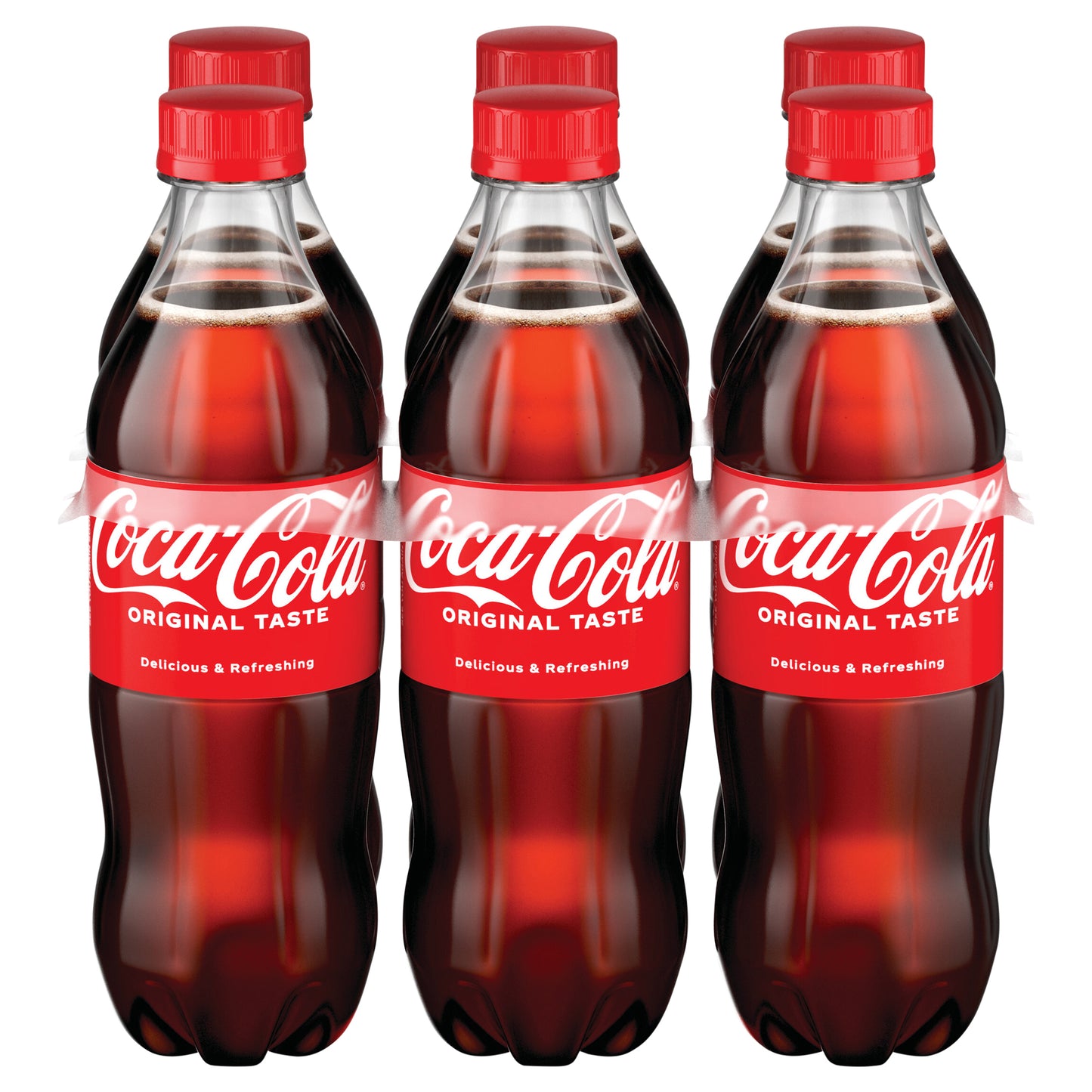 Coca-Cola Bottles, 16.9 fl oz, 6 Pack