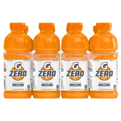 Gatorade Zero Zero Sugar Thirst Quencher Orange 20 Fl Oz 8 Count