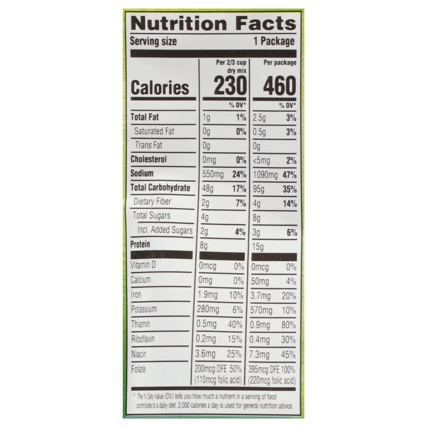 Knorr 4.4 oz Pasta Sides Butter & Herb Fettuccine