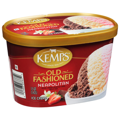 Kemps Old Fashioned Neapolitan Ice Cream 1.5 qt