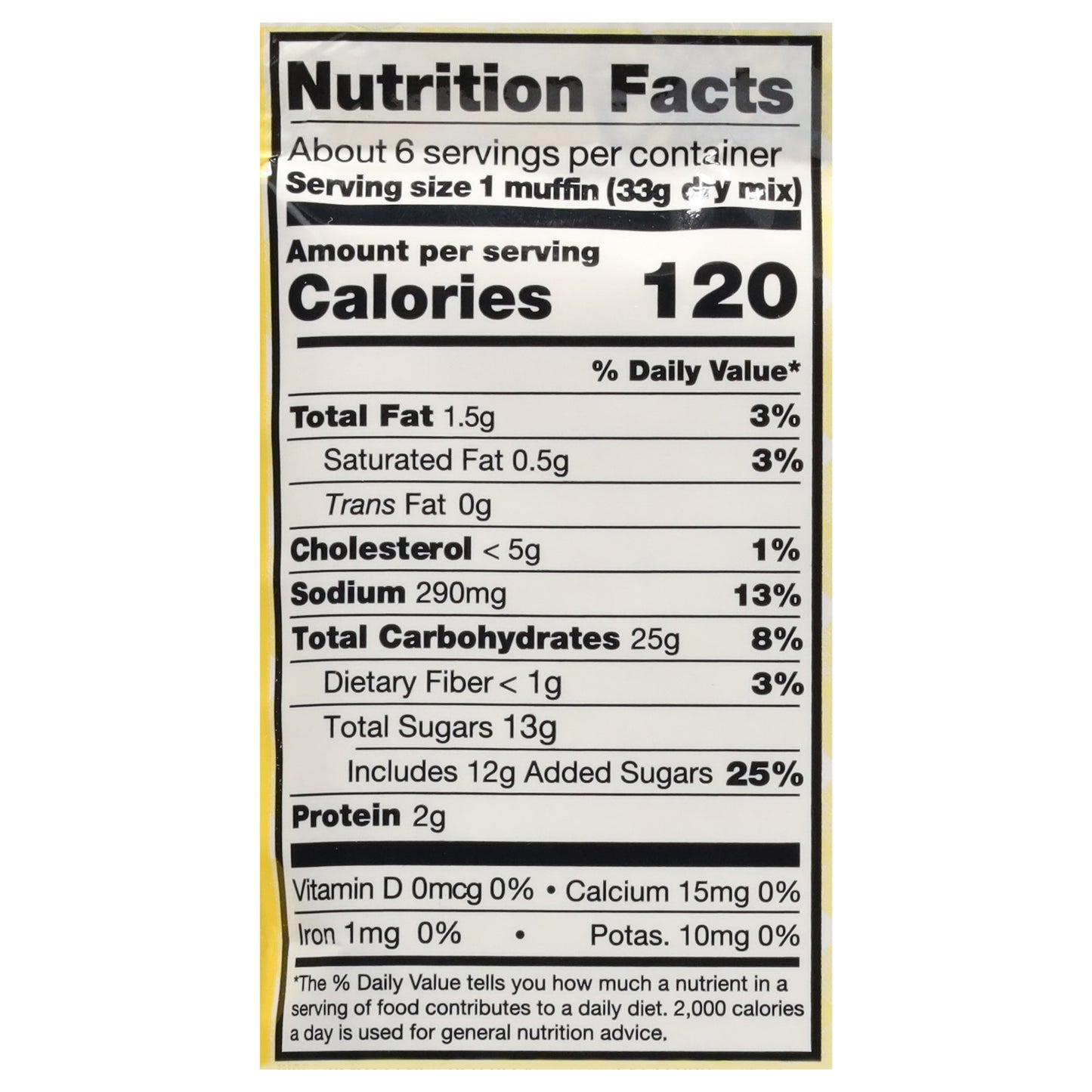 Southeastern Mills Blueberry Muffin Mix 7 oz