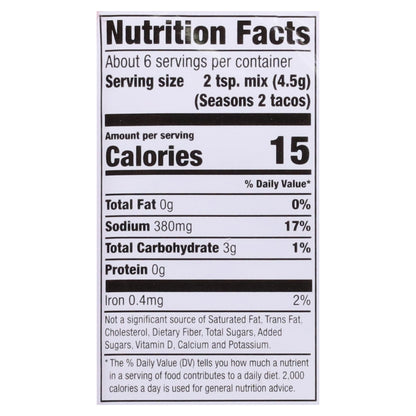 McCormick Taco Original Seasoning Mix 1 oz