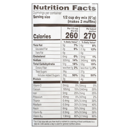Martha White Strawberry Muffin Mix 7 oz