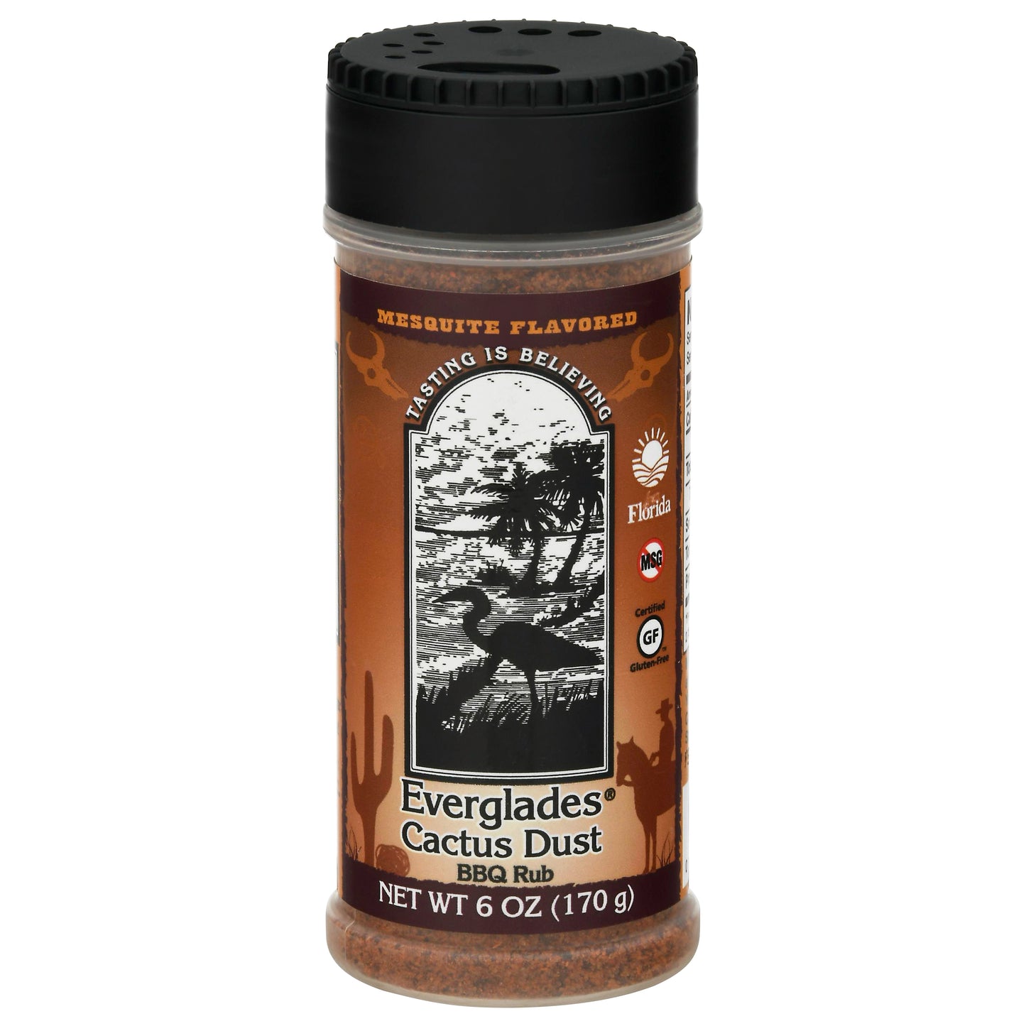 Everglades Cactus Dust Mesquite Flavored BBQ Rub 6 oz