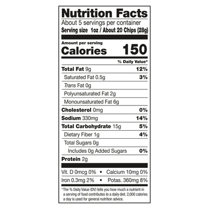 Tom's Vinegar & Salt Potato Chips 5.5 oz