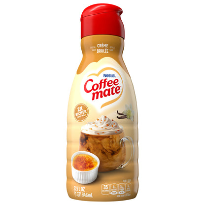 Nestle Coffee Mate Creme Brulee Flavored Liquid Coffee Creamer 32 fl oz.