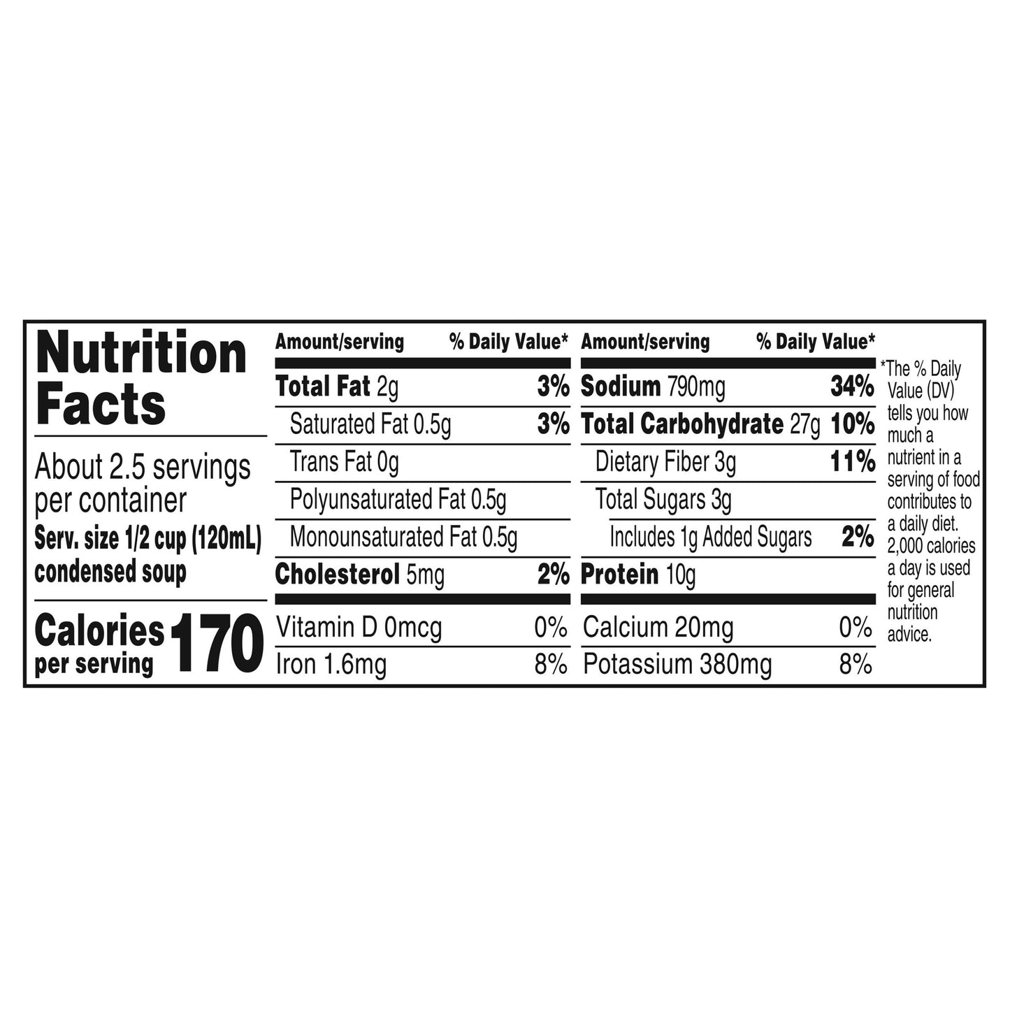 Campbell's Split Pea with Ham & Bacon Condensed Soup 11.5 oz