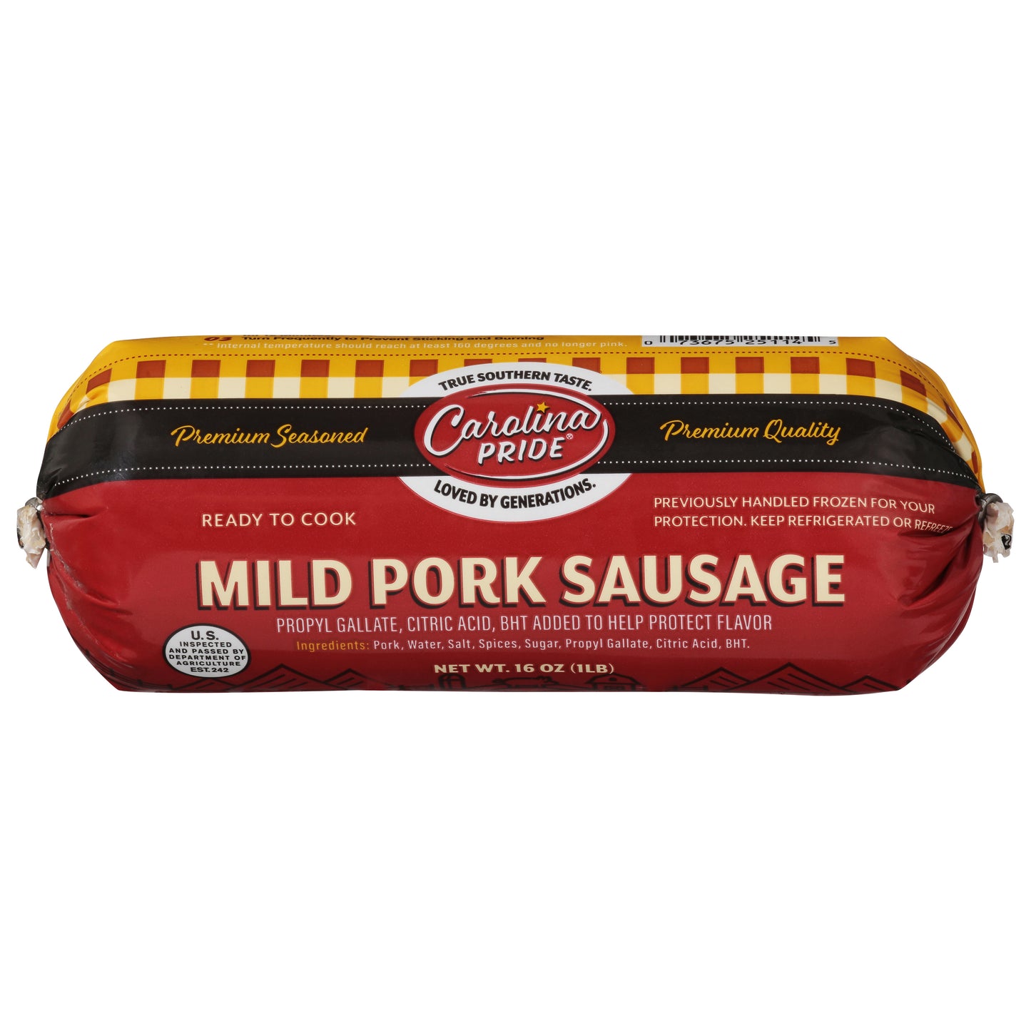 Carolina Pride Mild Sausage 16 oz