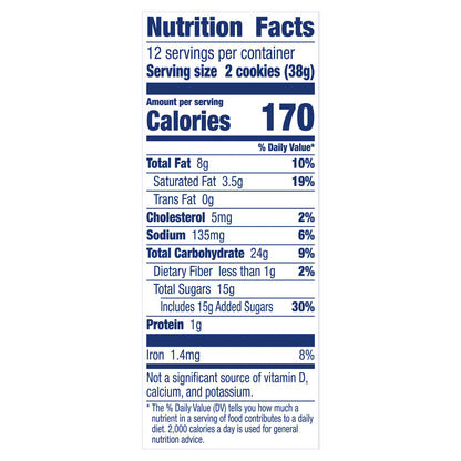 Pillsbury Ready to Bake Refrigerated Chocolate Chip Cookie Dough, 24 Cookies, 16 oz