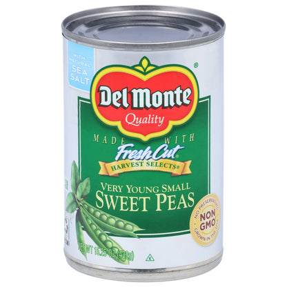 Del Monte Harvest Selects® Very Young Small Sweet Peas 15.25 oz. Can